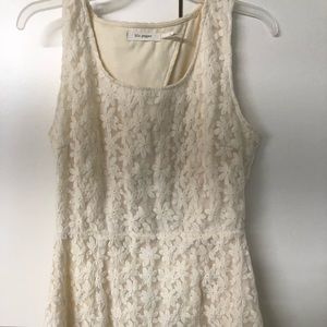 Off white blu pepper boutique dress size large